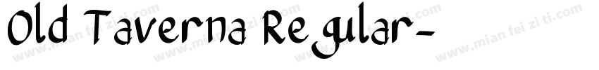 Old Taverna Regular字体转换